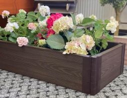 Доска для грядок и клумб из ДПК 3D, 25х150х2950, цвет венге