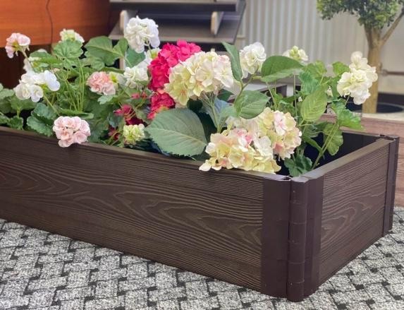 Доска для грядок и клумб из ДПК 3D, 25х150х2950, цвет венге. купить в Белгороде