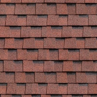 Двухслойная ламинированная черепица Shinglas, Ранчо, Красный цвет купить в Белгороде