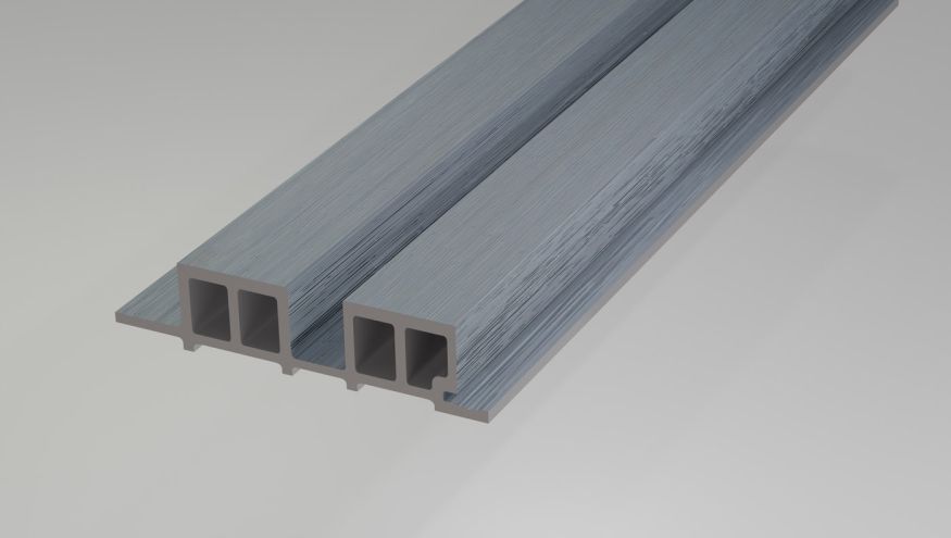 Реечная панель Woodwex, Lines, Light gray купить в Белгороде