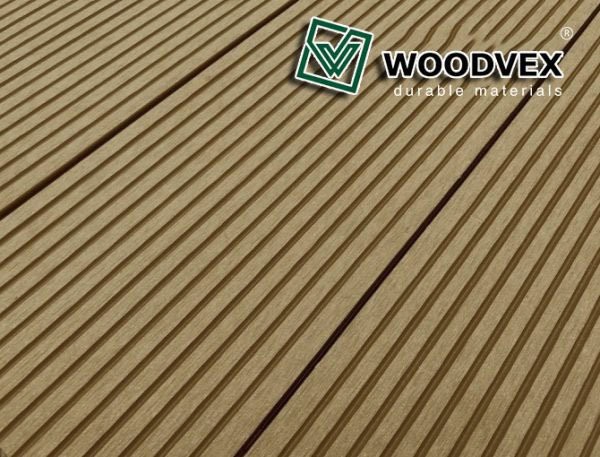 Террасная доска WOODVEX Select из ДПК цвета Кофе купить в Белгороде