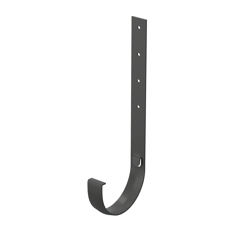 Металлический кронштейн для желоба Docke Premium, цвет графит купить в Белгороде