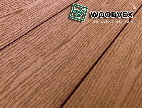 Террасная доска WOODVEX Select из ДПК в цвете Терракота купить в Белгороде