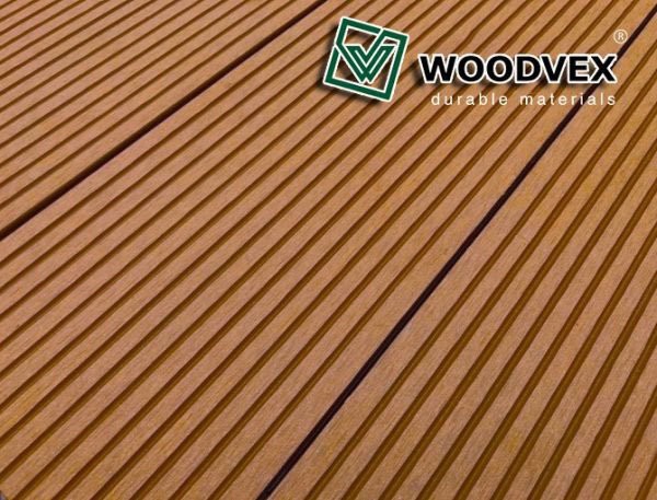Террасная доска WOODVEX Select из ДПК в цвете Терракота купить в Белгороде