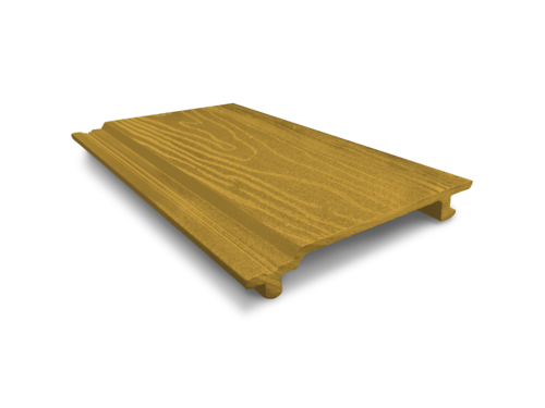 Фасадная панель из ДПК ECODECKING Цвет Желтый купить в Белгороде