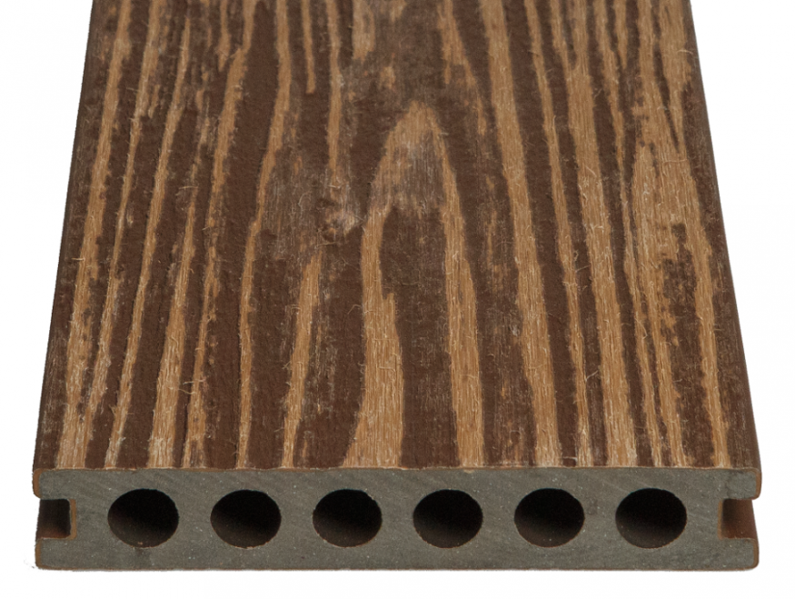 Террасная доска из ДПК CM Decking, Zebrano, Коричневый купить в Белгороде