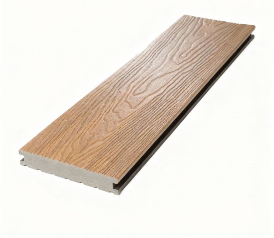 Террасная доска Экодекинг Скай коэкструзия полнотелая, Бук купить в Белгороде