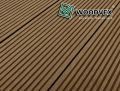 Террасная доска WOODVEX Select из ДПК темно-коричневого цвета купить в Белгороде