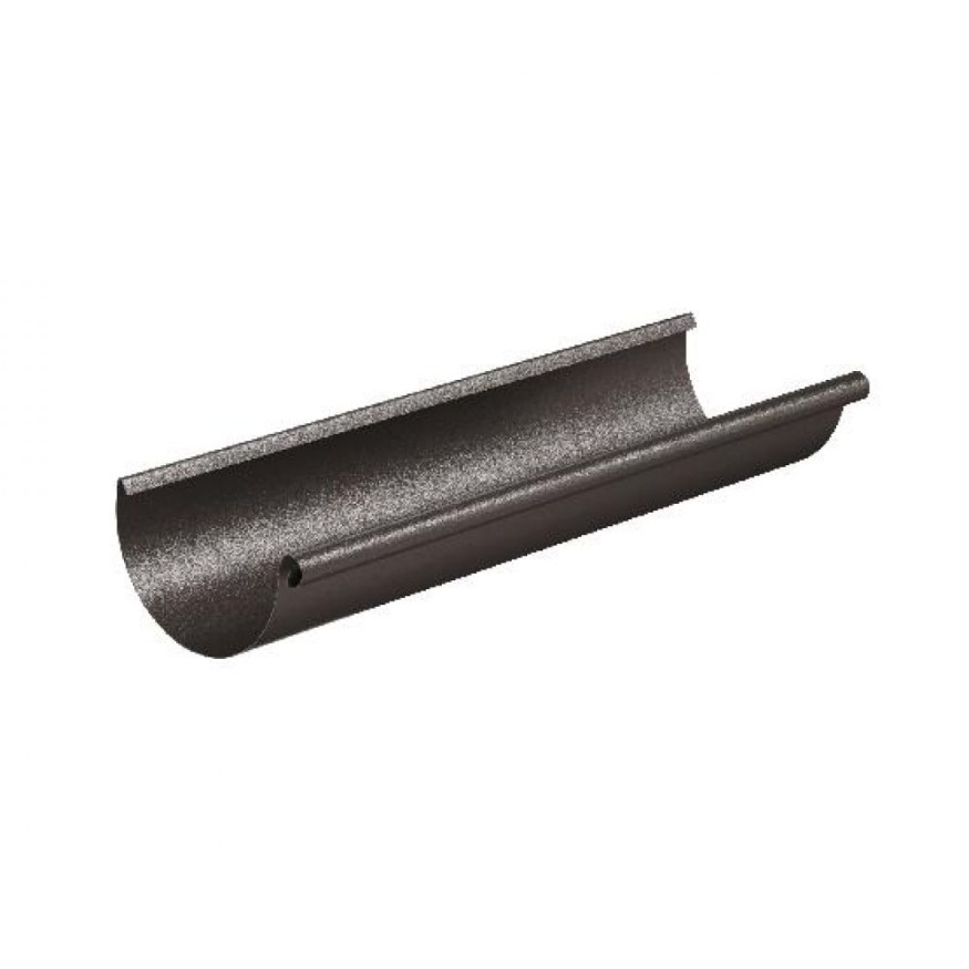 Водосточный желоб Aquasystem RR 32, тёмно-коричневый матовый, 3.00 м, 150/100 купить в Белгороде