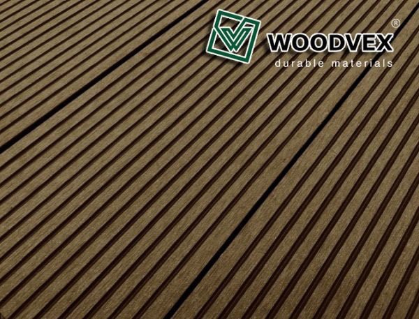 Террасная доска из ДПК WOODVEX Select в цвете Венге купить в Белгороде