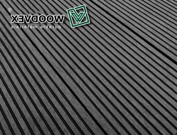 Террасная доска WOODVEX Select из ДПК в цвете Графит купить в Белгороде