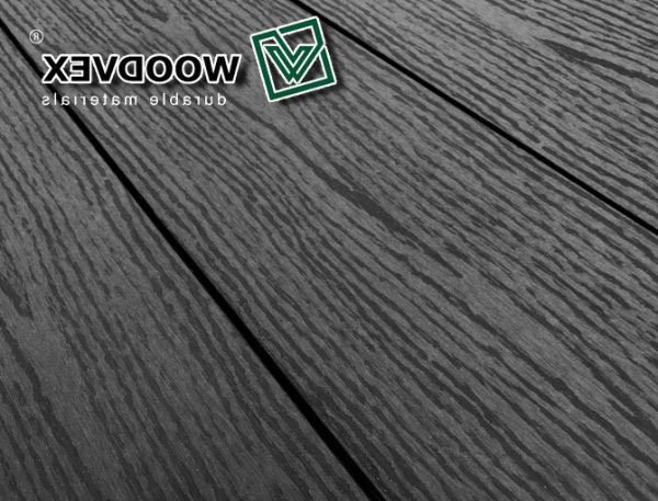 Террасная доска WOODVEX Select из ДПК в цвете Графит купить в Белгороде